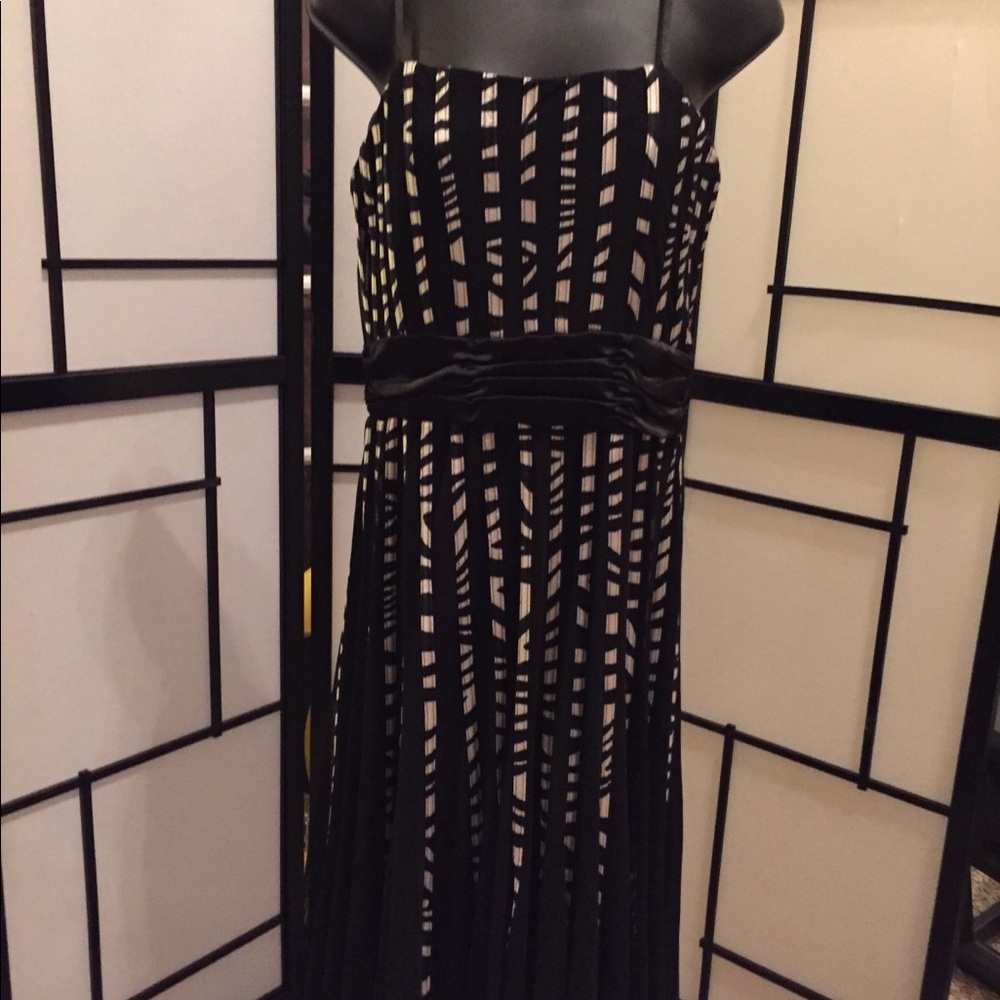 Black and white dress